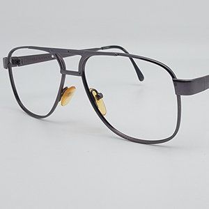 On-Guard OG-044 EN166-F Gunmetal Titanium Safety Aviator Eyeglasses Frame 56mm